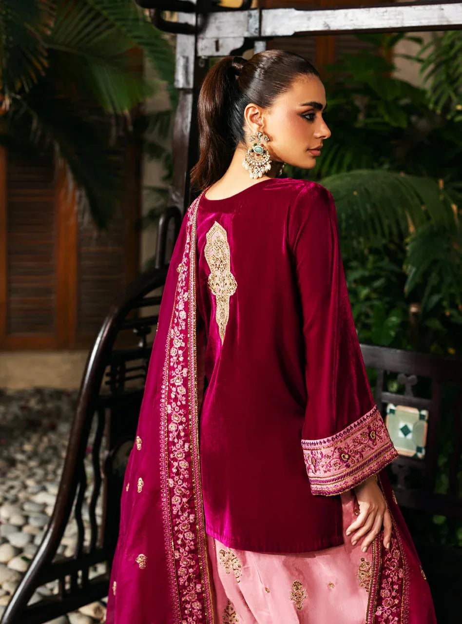 Zainab Chottani | Velvet 25 | Rubi - Aqsa Fabrics