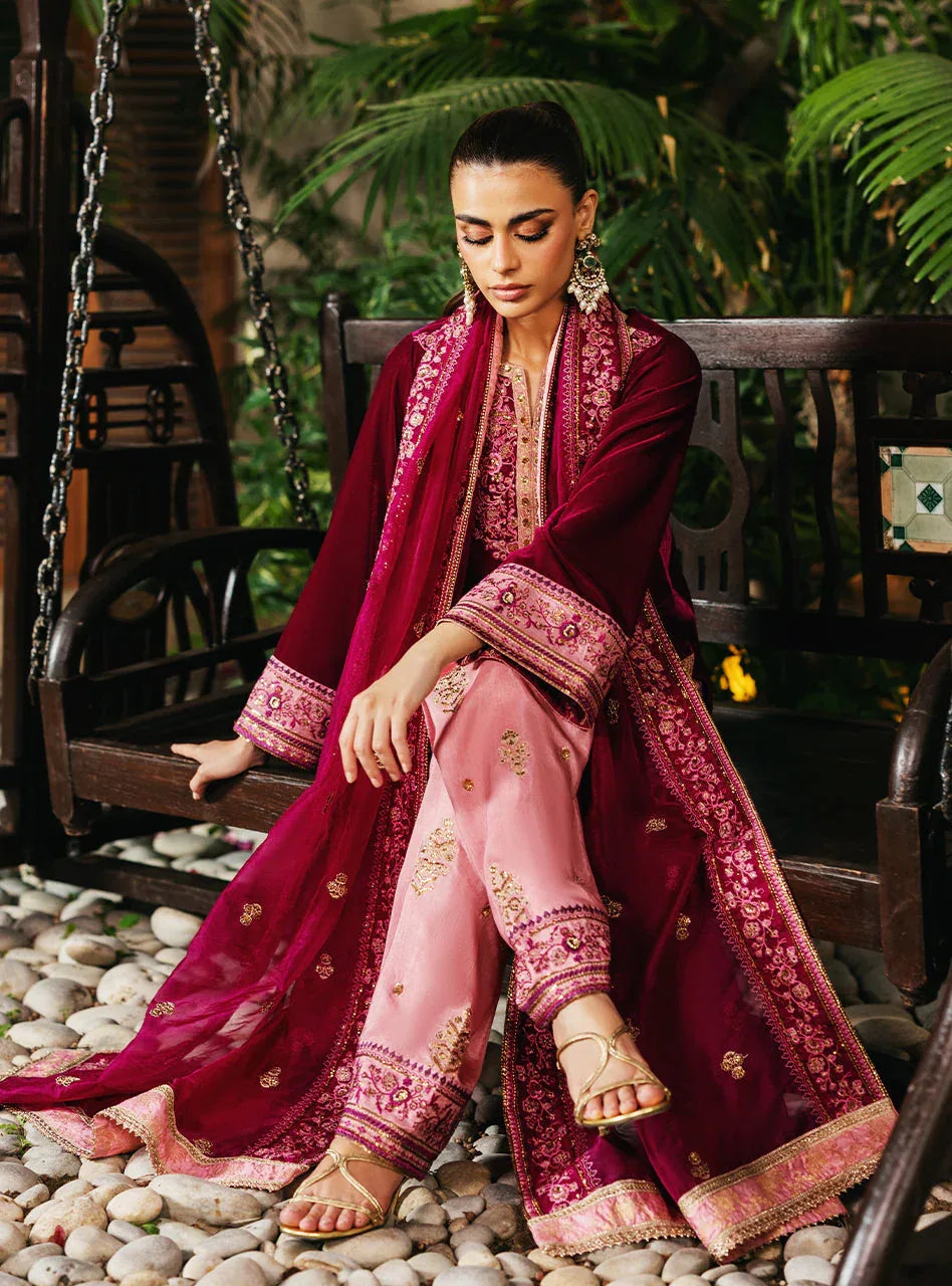 Zainab Chottani | Velvet 25 | Rubi - Aqsa Fabrics