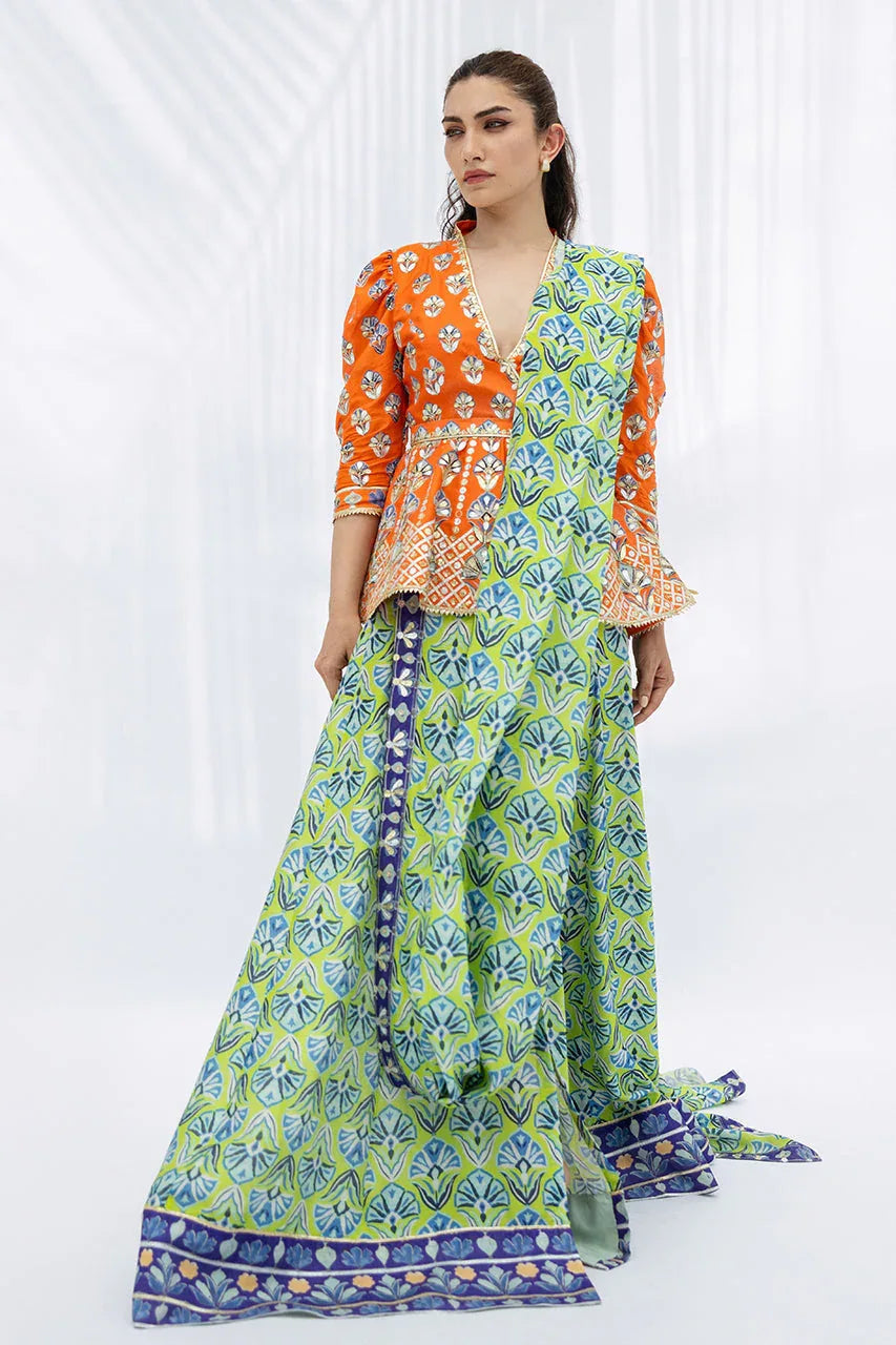 Sania Maskatiya | Fall Festive Glimmer | Rue - Aqsa Fabrics
