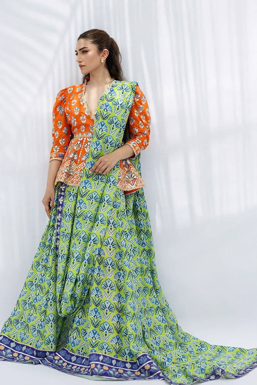 Sania Maskatiya | Fall Festive Glimmer | Rue - Aqsa Fabrics