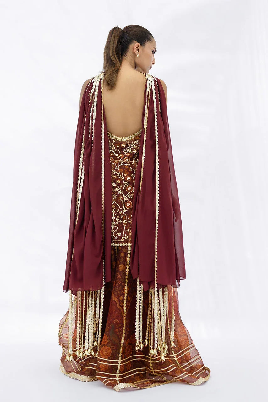 Sania Maskatiya | Fall Festive Glimmer | Tanira - Aqsa Fabrics