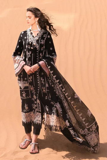 Qalamkar | Chikankari Eid Edit 24 | KM-08 LISE - Aqsa Fabrics