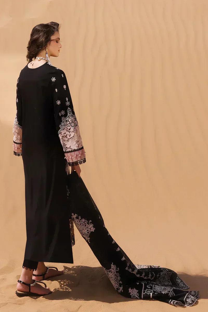 Qalamkar | Chikankari Eid Edit 24 | KM-08 LISE - Aqsa Fabrics