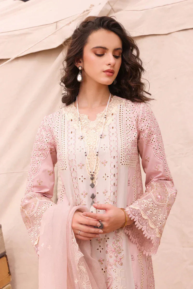 Qalamkar | Chikankari Eid Edit 24 | KM-03 AOIFE - Aqsa Fabrics