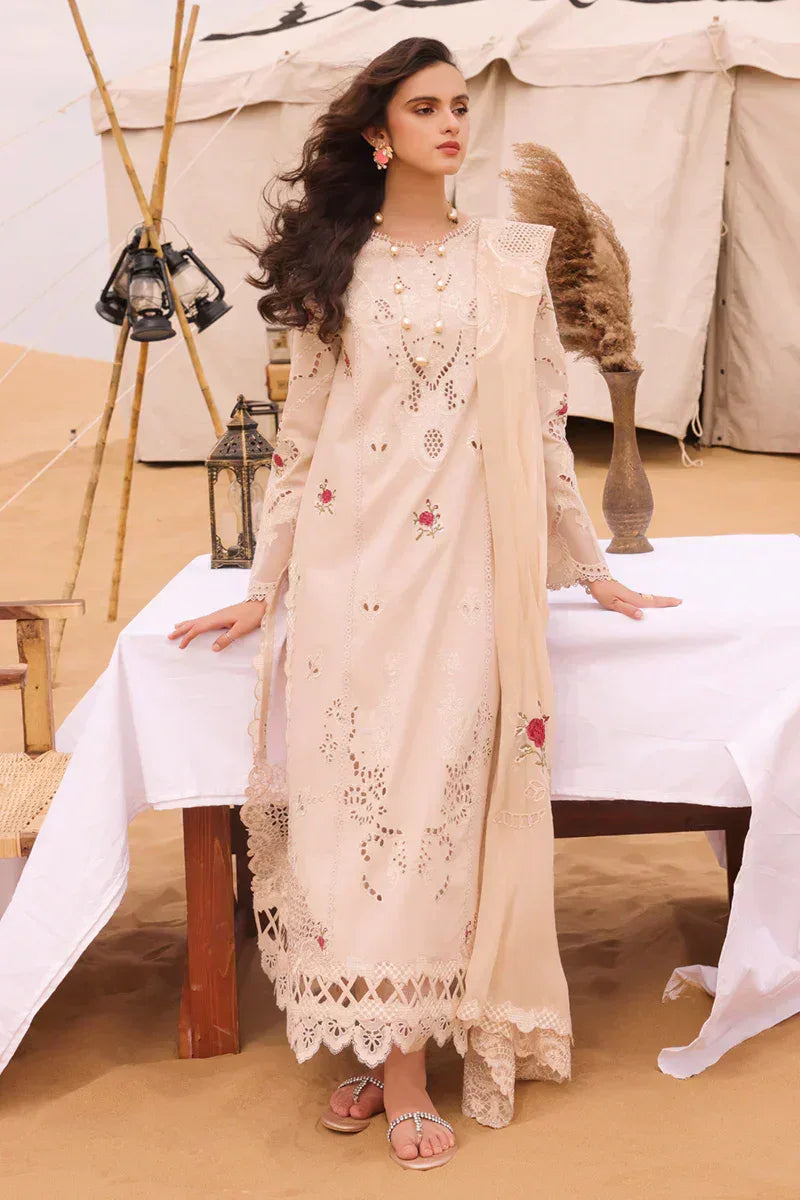 Qalamkar | Chikankari Eid Edit 24 | KM-07 CAOIMHE - Aqsa Fabrics