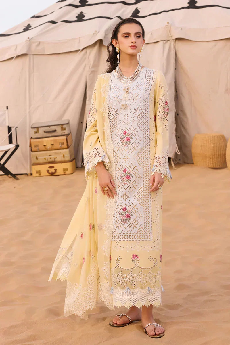 Qalamkar | Chikankari Eid Edit 24 | KM-01 NIAMH - Aqsa Fabrics