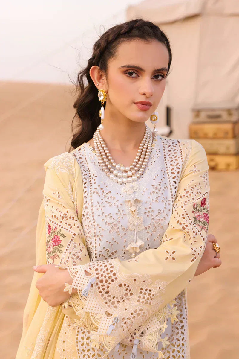 Qalamkar | Chikankari Eid Edit 24 | KM-01 NIAMH - Aqsa Fabrics