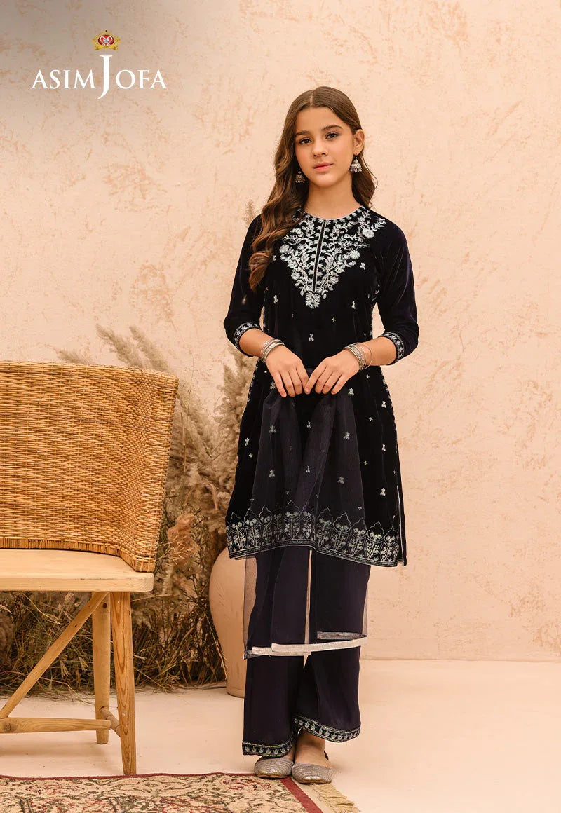 Asim Jofa | Velvet Edit | AJKV-02 - Aqsa Fabrics
