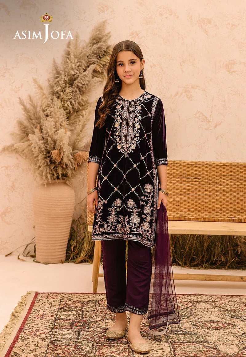 Asim Jofa | Velvet Edit | AJKV-08 - Aqsa Fabrics