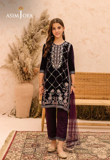 Asim Jofa | Velvet Edit | AJKV-08 - Aqsa Fabrics
