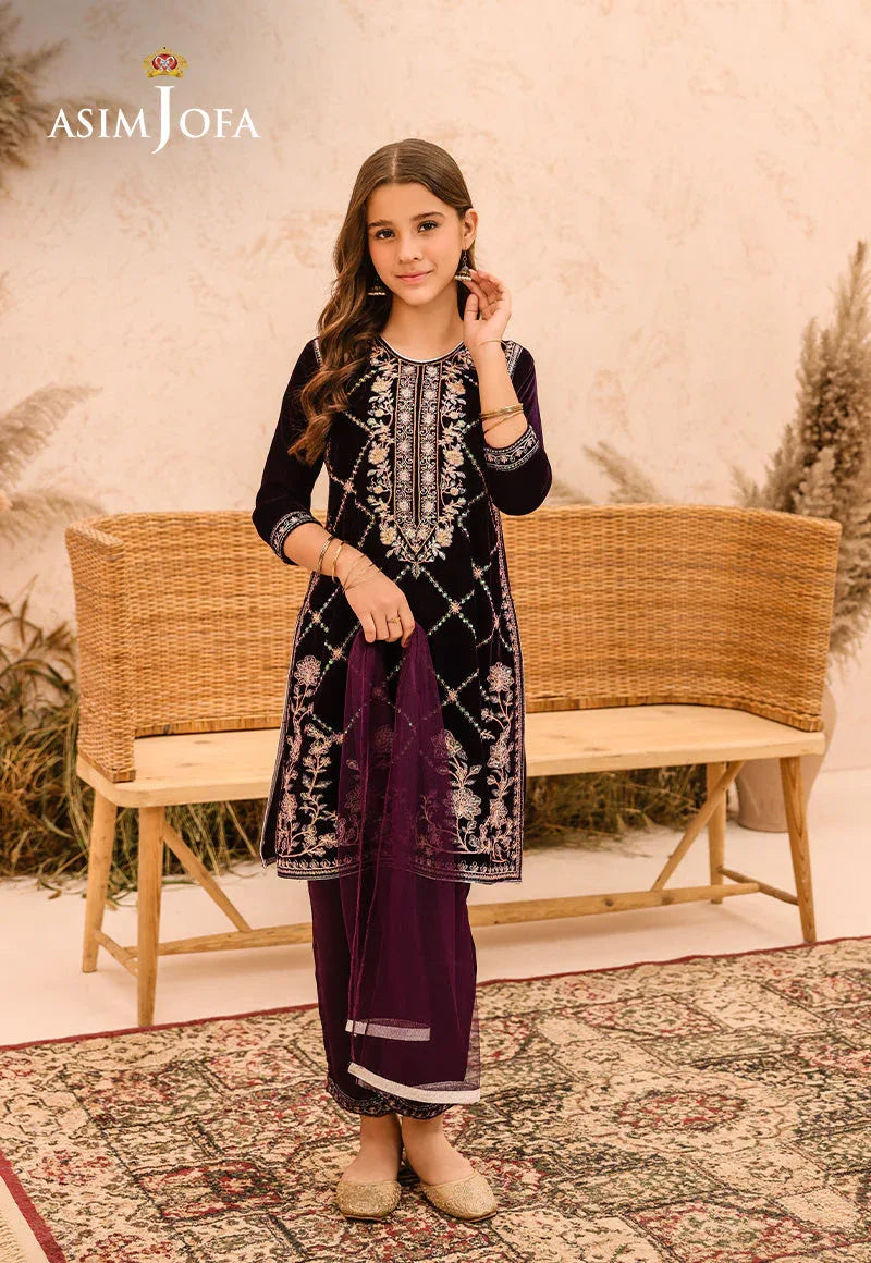 Asim Jofa | Velvet Edit | AJKV-08 - Aqsa Fabrics
