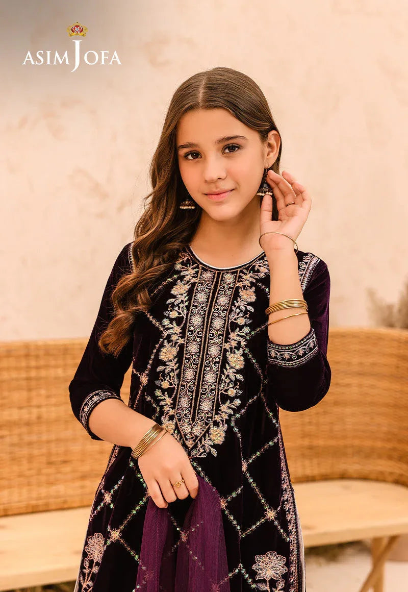 Asim Jofa | Velvet Edit | AJKV-08 - Aqsa Fabrics
