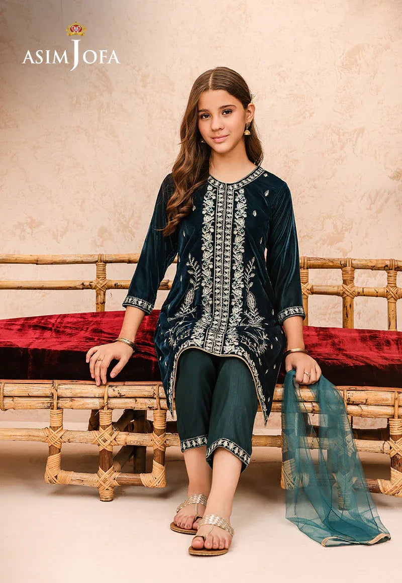 Asim Jofa | Velvet Edit | AJKV-07 - Aqsa Fabrics