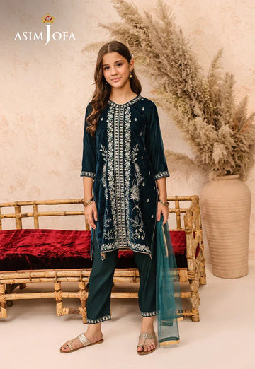 Asim Jofa | Velvet Edit | AJKV-07 - Aqsa Fabrics