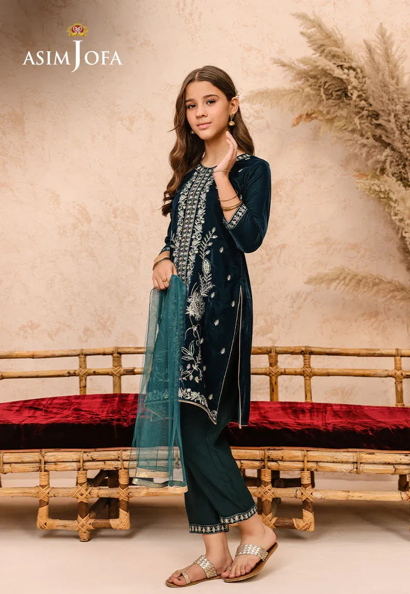 Asim Jofa | Velvet Edit | AJKV-07 - Aqsa Fabrics