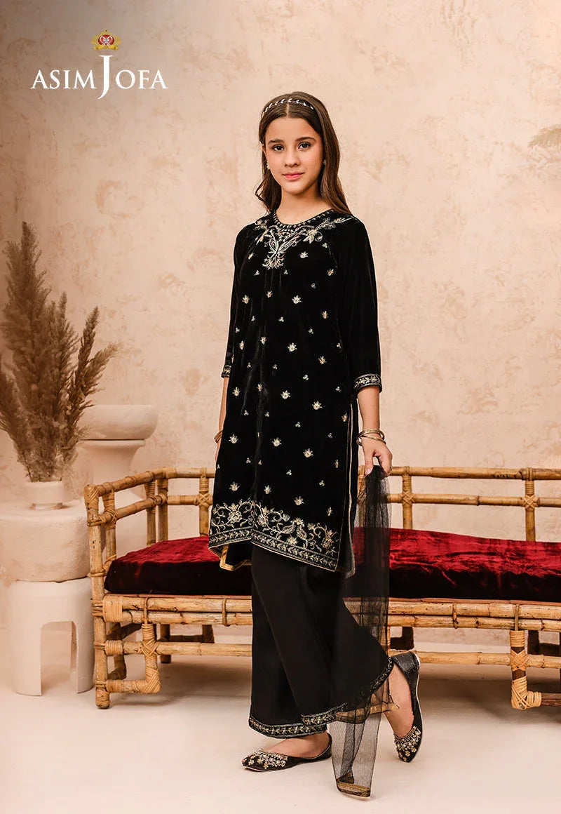 Asim Jofa | Velvet Edit | AJKV-01 - Aqsa Fabrics