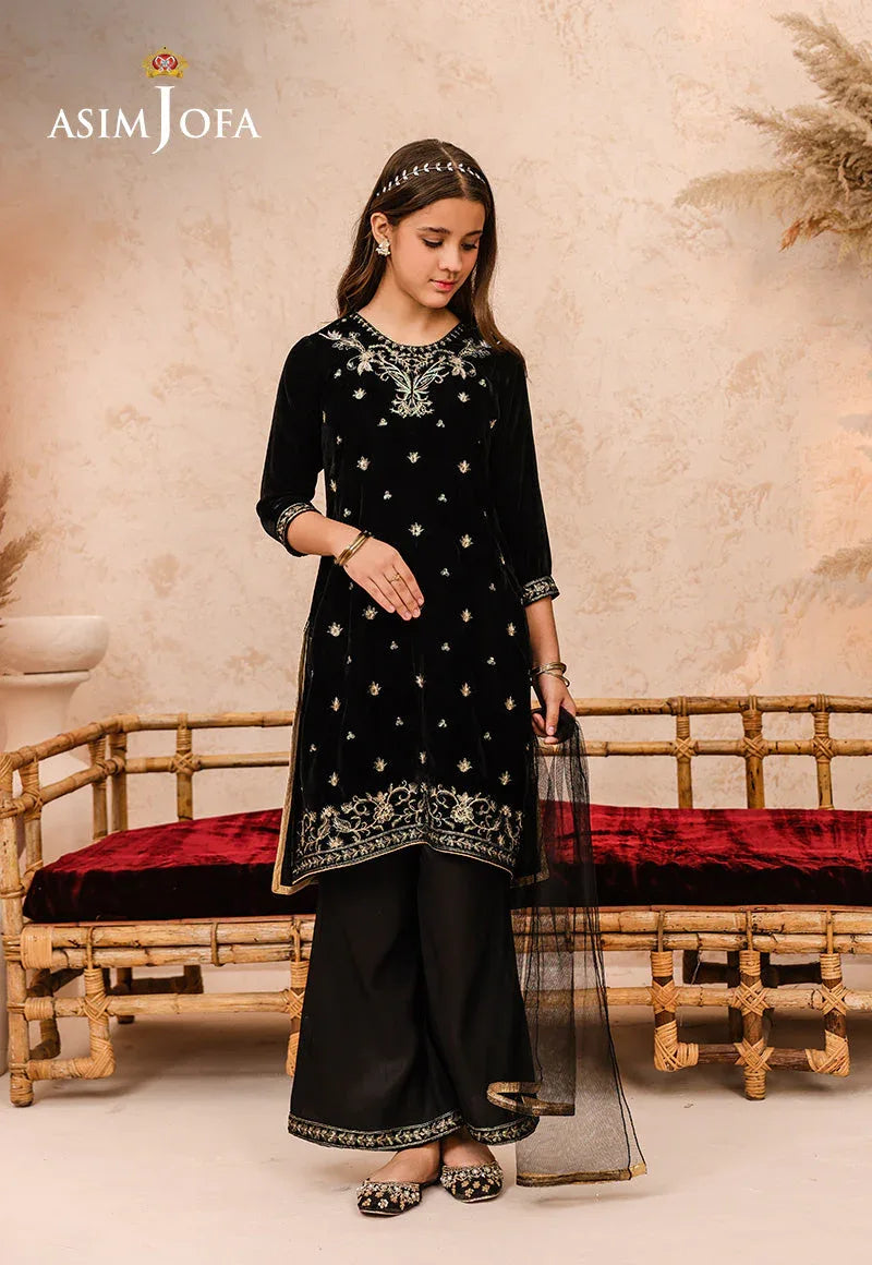 Asim Jofa | Velvet Edit | AJKV-01 - Aqsa Fabrics