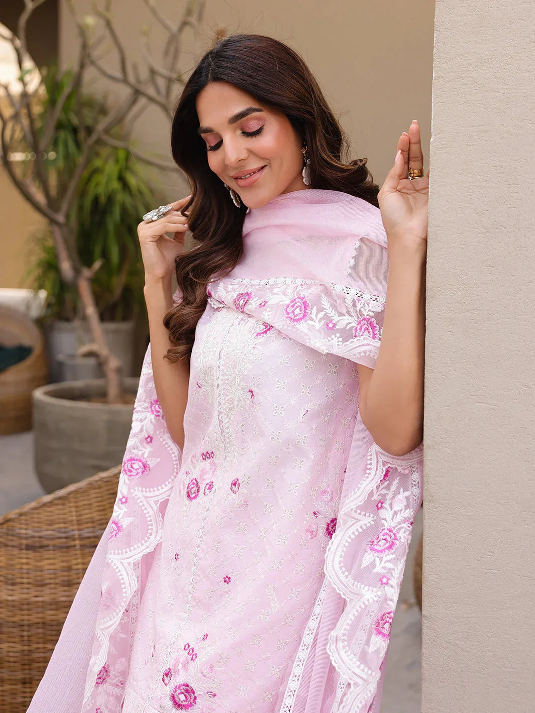 Faiza Faisal | Marine Luxury Lawn 25 | RENA - Aqsa Fabrics