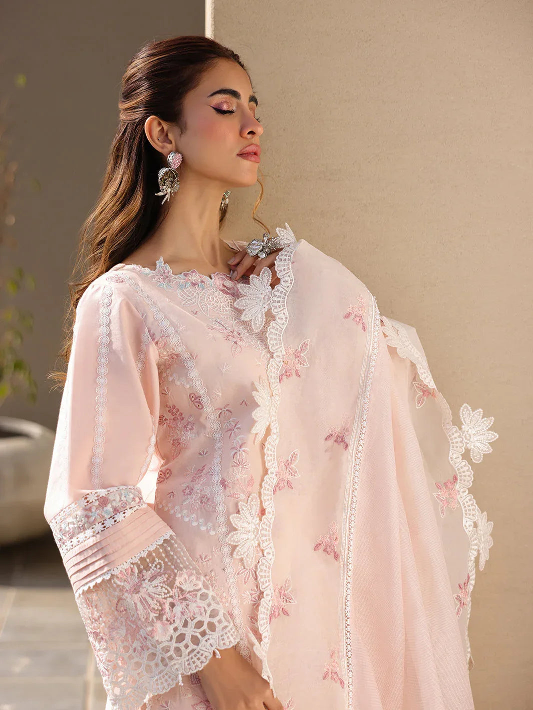 Faiza Faisal | Marine Luxury Lawn 25 | MARIA - Aqsa Fabrics