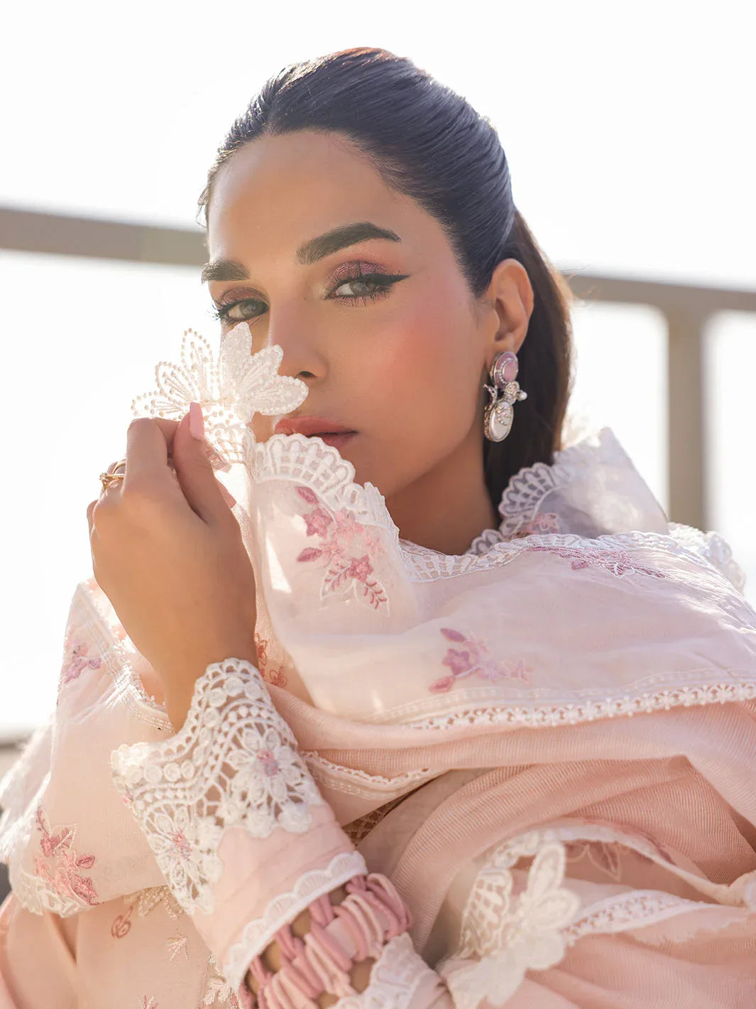 Faiza Faisal | Marine Luxury Lawn 25 | MARIA - Aqsa Fabrics