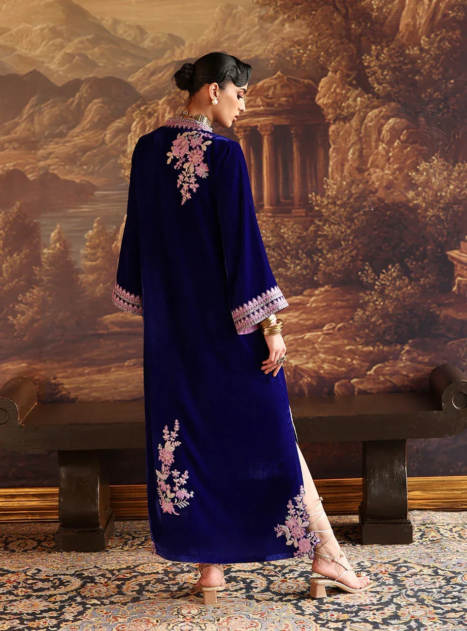 Zainab Chottani | Velura Velvet Edit 25 | Elif Kaftan - Aqsa Fabrics