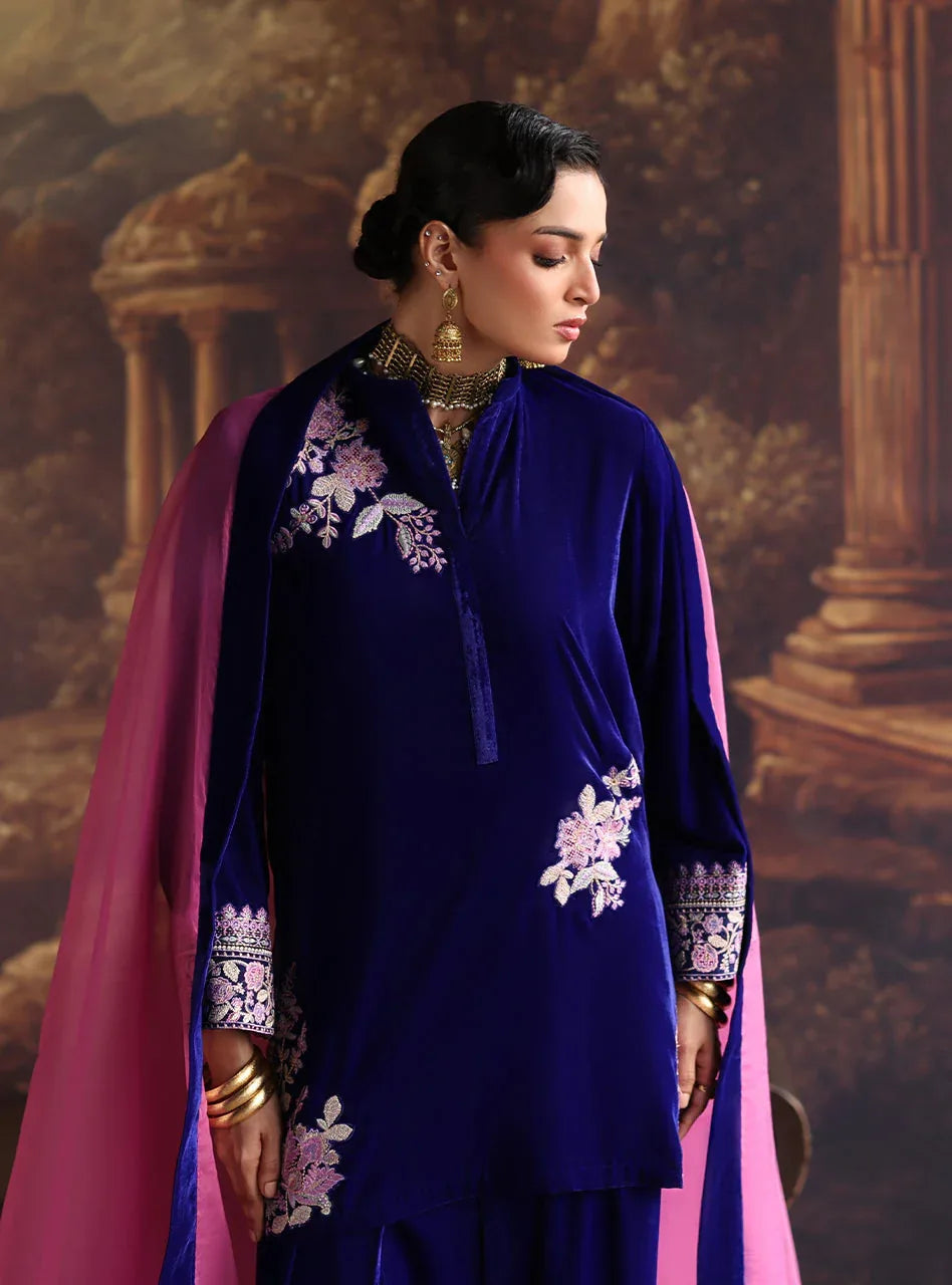 Zainab Chottani | Velura Velvet Edit 25 | Vida Farshi - Aqsa Fabrics