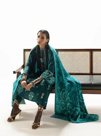 Zainab Chottani | Winter Shawl 25 | Kyana - D6 - Aqsa Fabrics