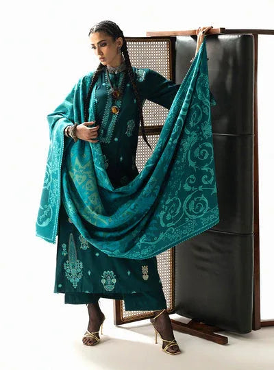 Zainab Chottani | Winter Shawl 25 | Kyana - D6 - Aqsa Fabrics