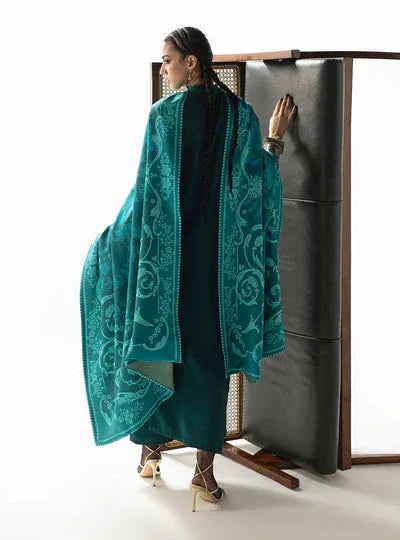 Zainab Chottani | Winter Shawl 25 | Kyana - D6 - Aqsa Fabrics