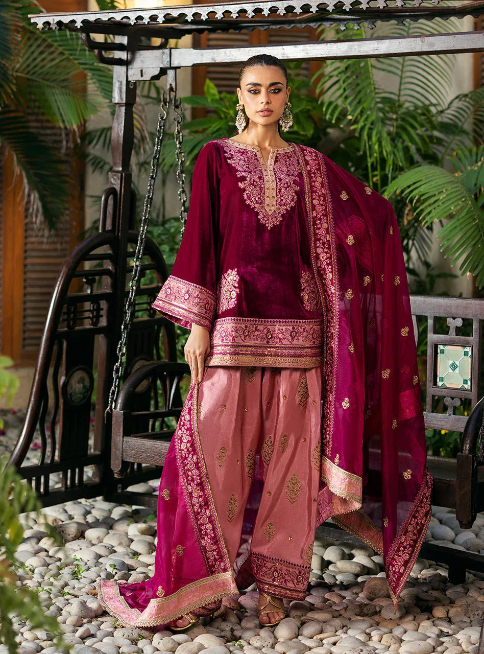 Zainab Chottani | Velvet 25 | Rubi - Aqsa Fabrics