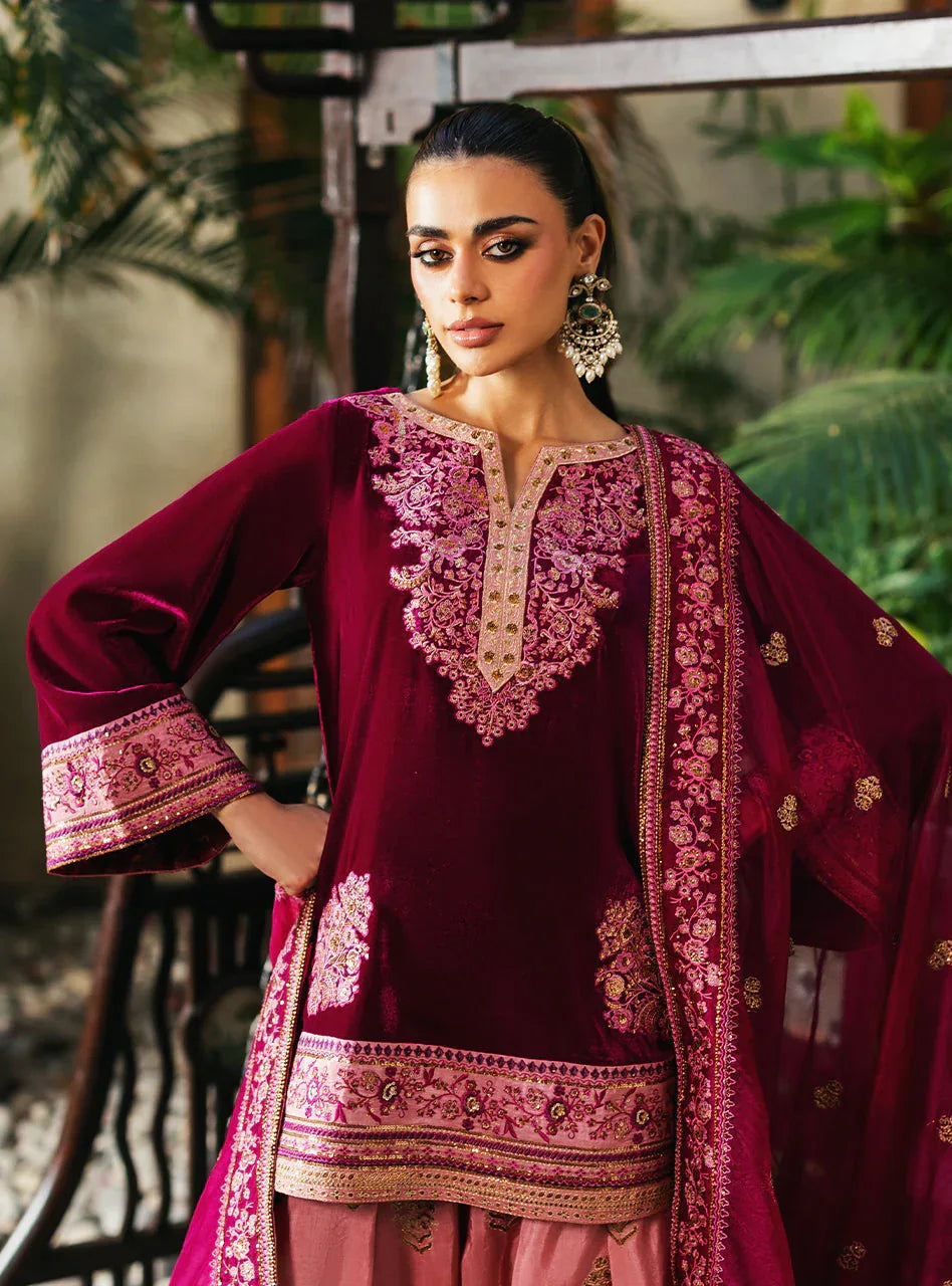 Zainab Chottani | Velvet 25 | Rubi - Aqsa Fabrics