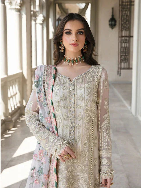 Gulaal | Embroidered Chiffon | CEMILE 03 - Aqsa Fabrics