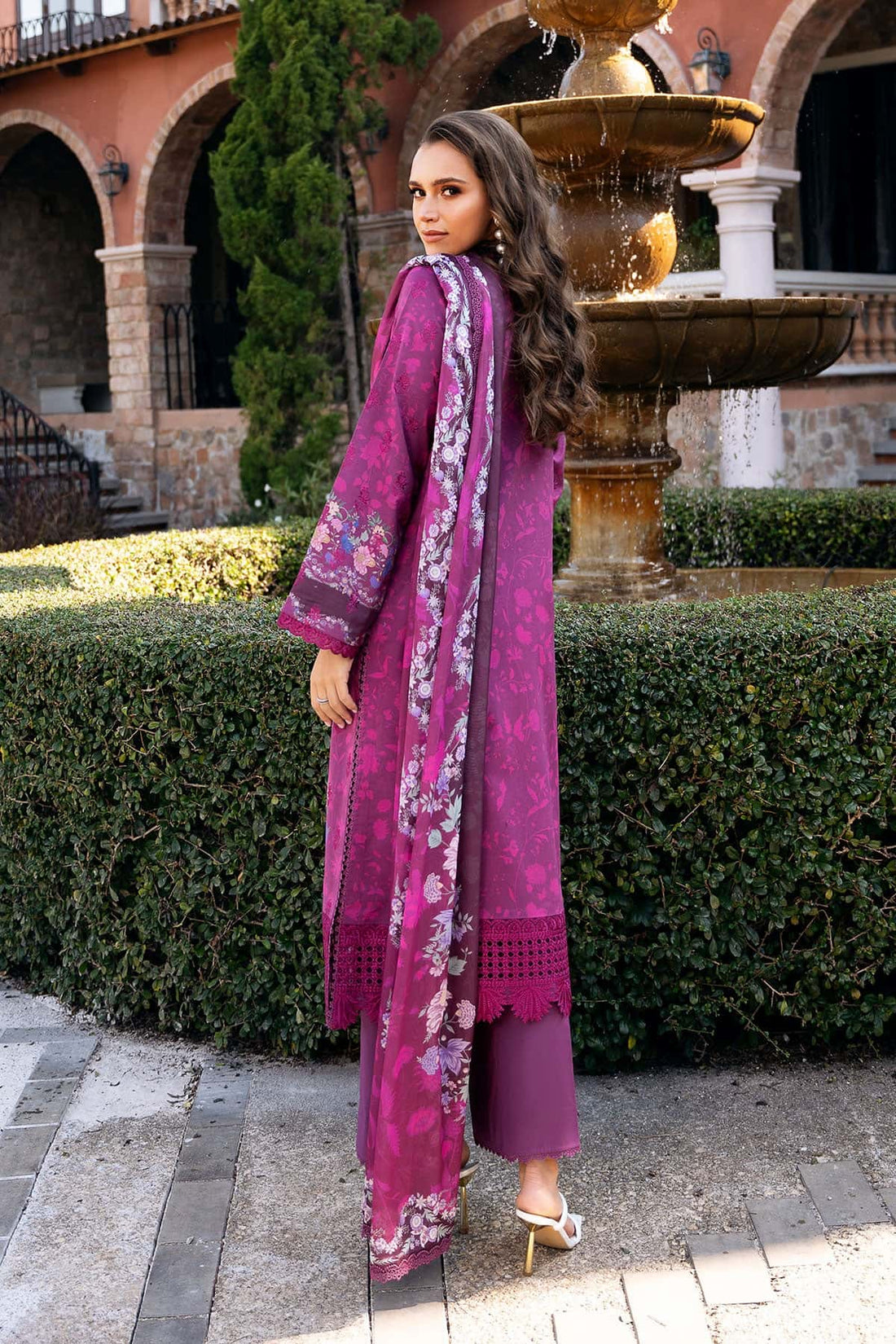 Afrozeh | Damask The Holiday Edit 25 | Eden B - Aqsa Fabrics