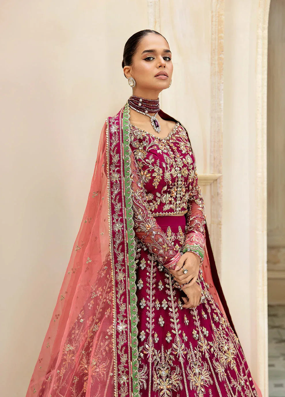 Gulaal | Wedding Formals | Ashmiza GL-WS-23V1-36 - Aqsa Fabrics