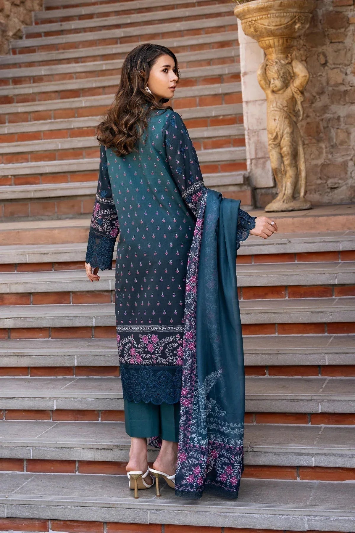 Afrozeh | Damask The Holiday Edit '25 - Lawn | Azrina B - Aqsa Fabrics