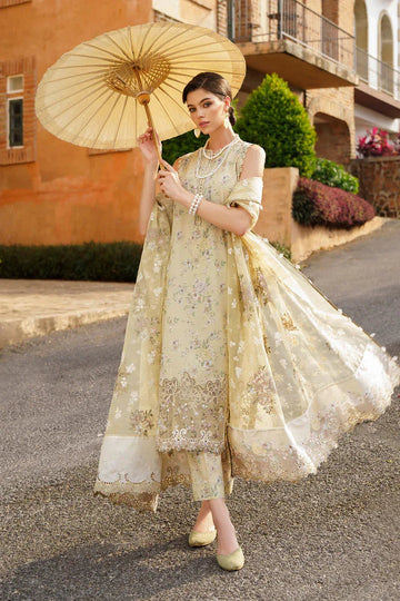 Baroque | Luxury Pret 24 | LAWN UF-584 - Aqsa Fabrics