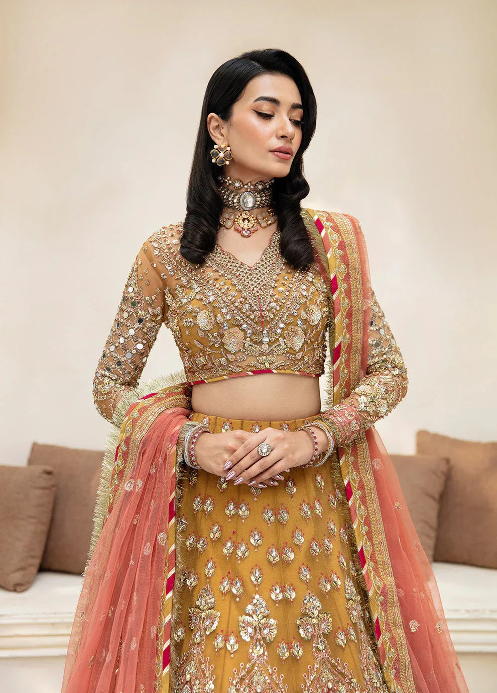 Gulaal | Wedding Formals | Miraas GL-WS-23V1-35 - Aqsa Fabrics
