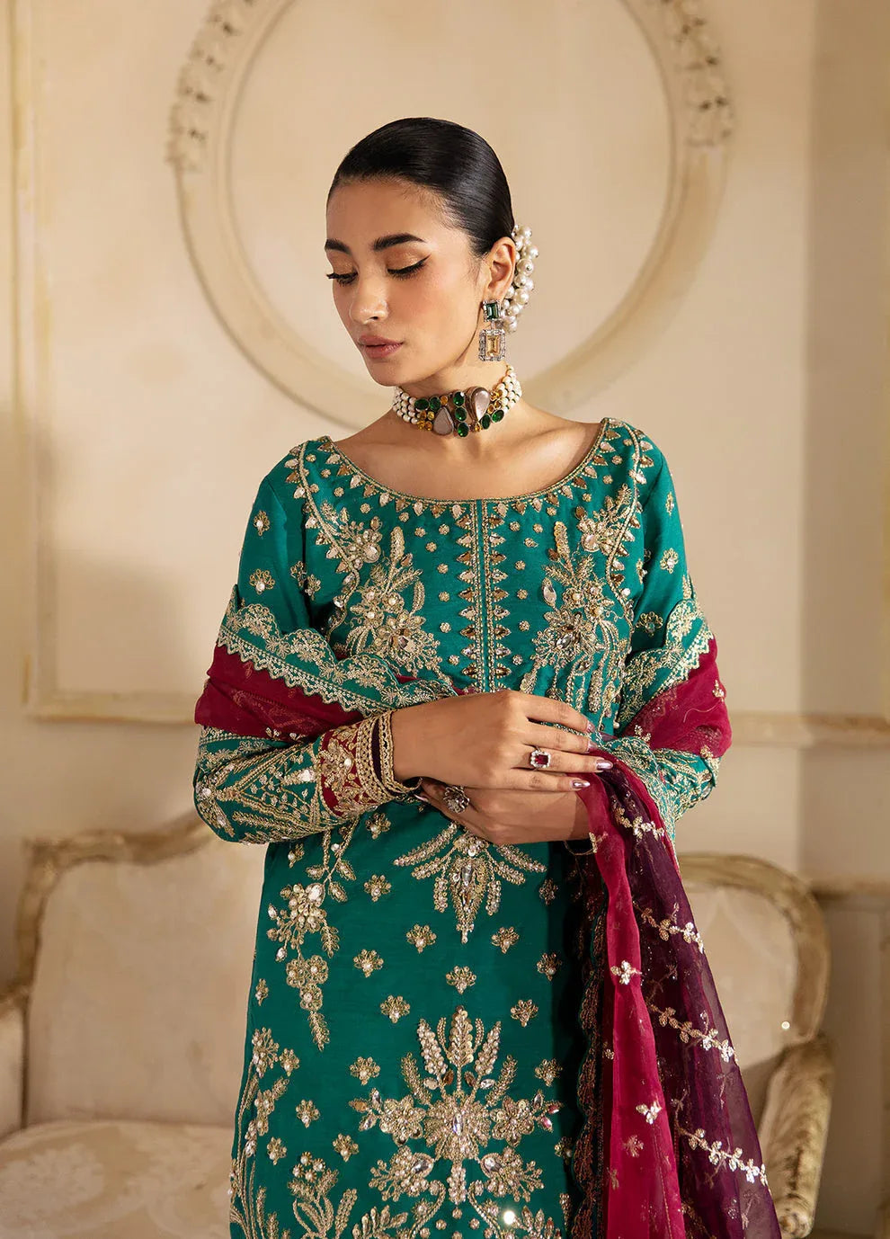 Gulaal | Wedding Formals | Amirah GL-WS-23V1-40 - Aqsa Fabrics