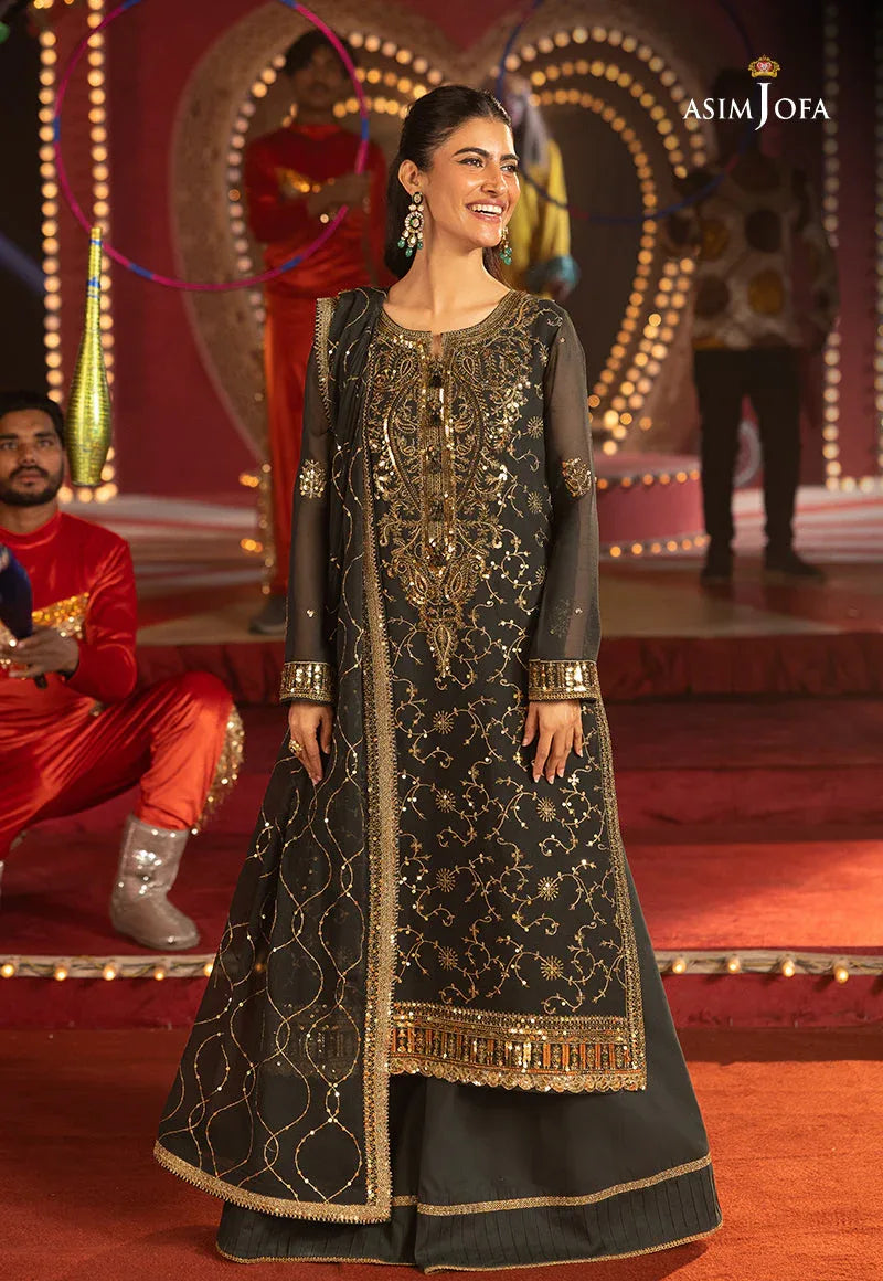 Asim Jofa | Festive Collection 25 | AJLLF-02 - Aqsa Fabrics