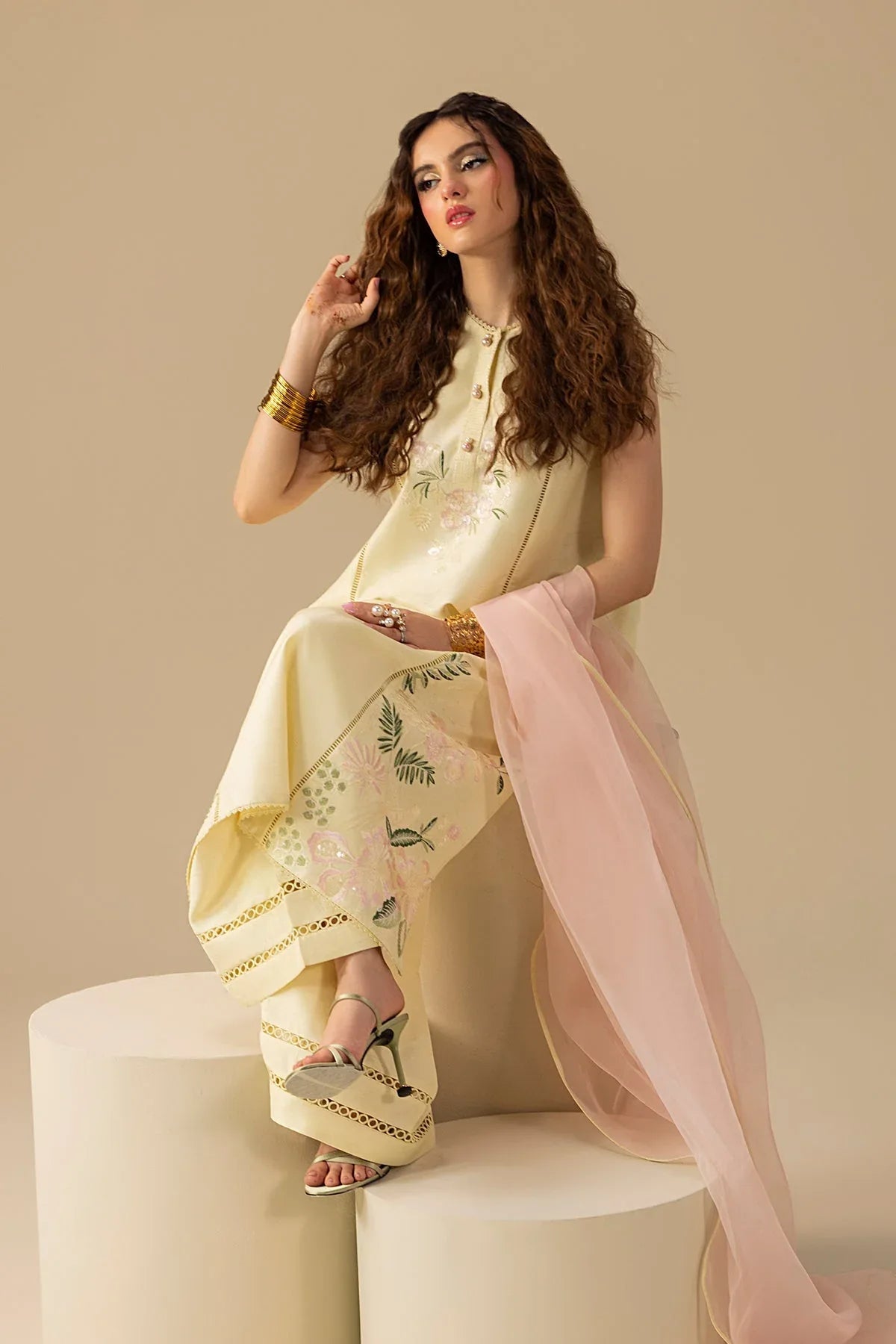 Erum Khan | Lillia Summer Edit | Butter Daze - Aqsa Fabrics