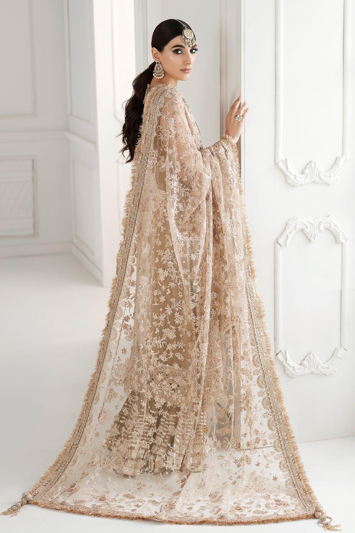 EMBROIDERED CHIFFON CH10-04 STITCHED