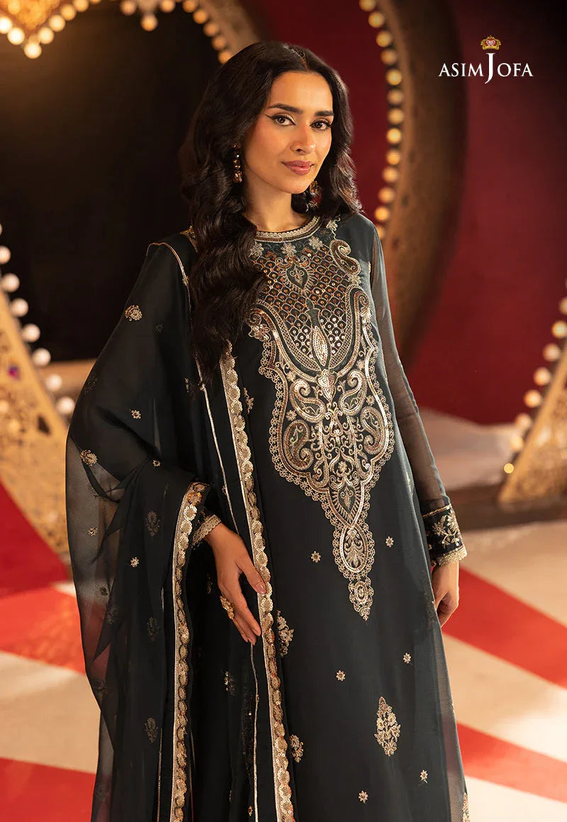 Asim Jofa | Festive Collection 25 | AJLLF-08 - Aqsa Fabrics