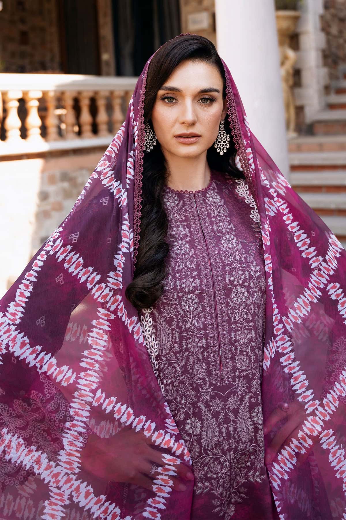 Afrozeh | Damask The Holiday Edit 25 | Anisa A - Aqsa Fabrics