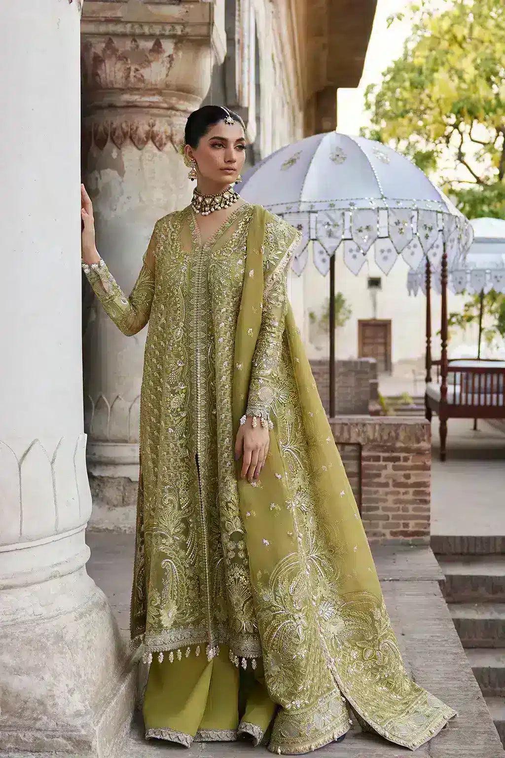 Afrozeh | Dastangoi Wedding Formals | Shehnaz - Aqsa Fabrics