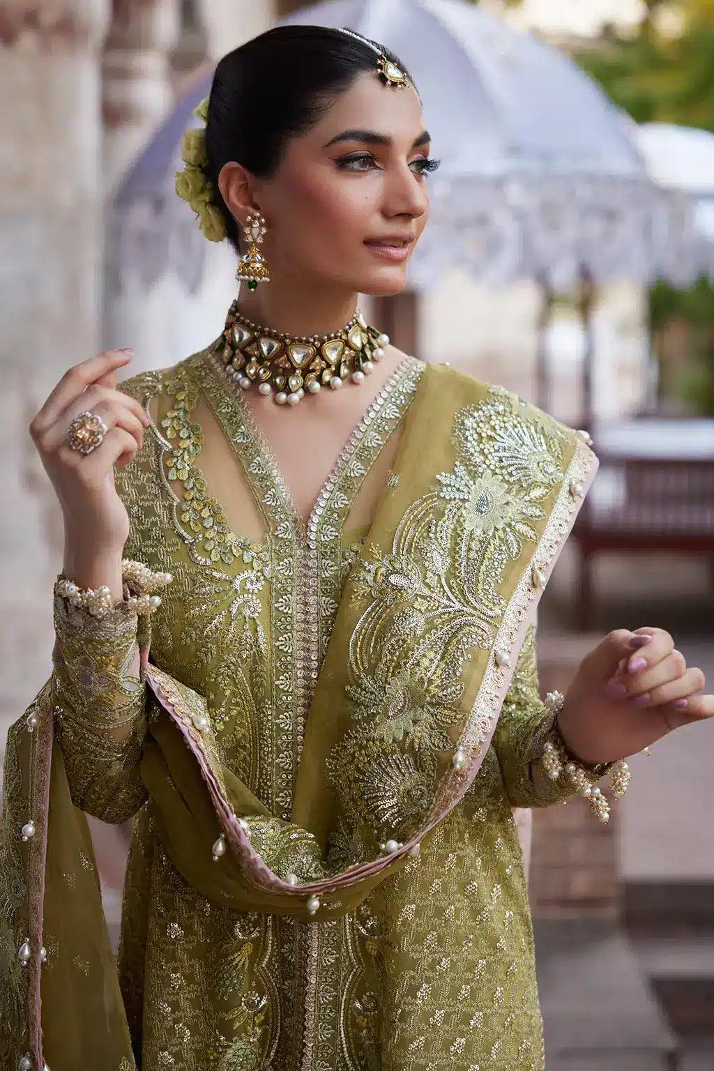 Afrozeh | Dastangoi Wedding Formals | Shehnaz - Aqsa Fabrics