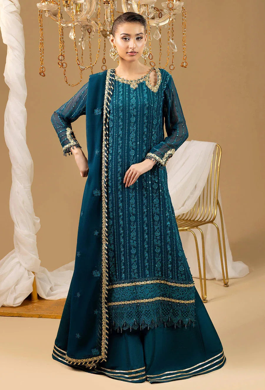 Adans Libas | Chiffon 25 | 7588 H - Aqsa Fabrics