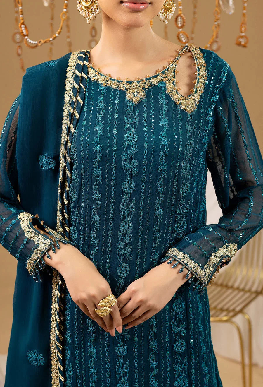 Adans Libas | Chiffon 25 | 7588 H - Aqsa Fabrics