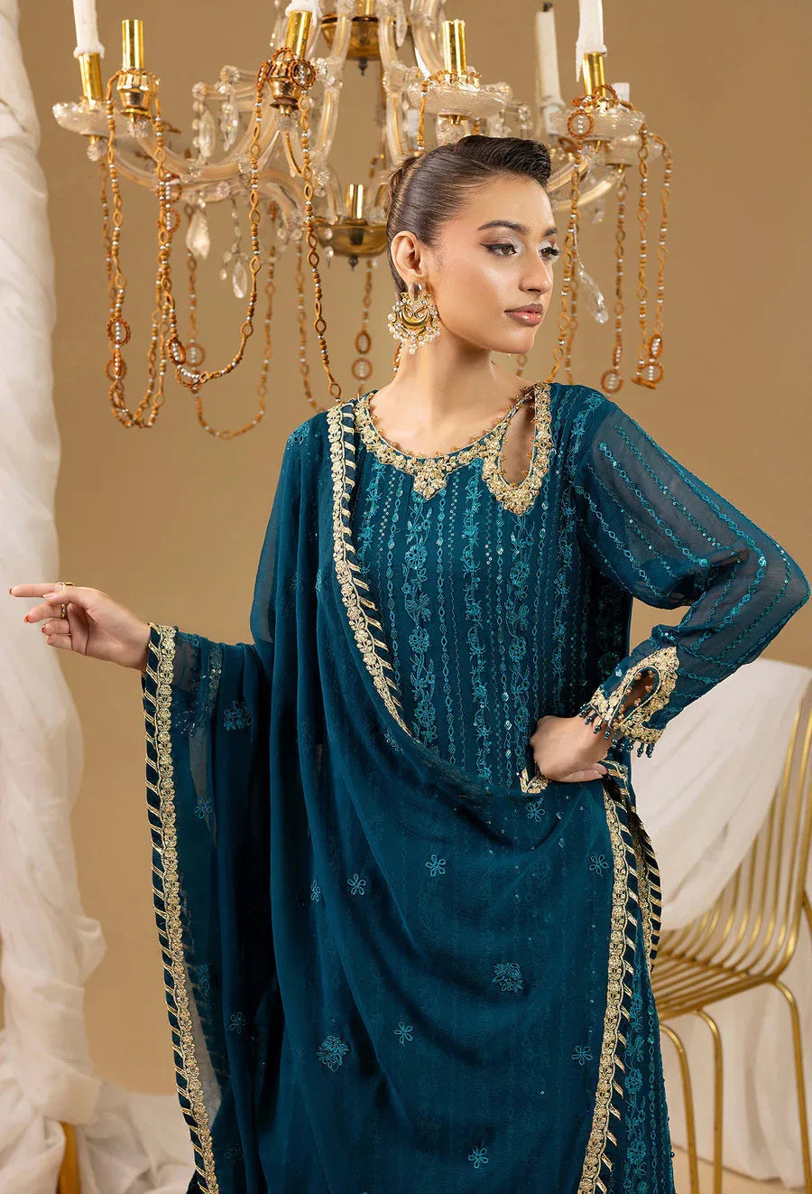 Adans Libas | Chiffon 25 | 7588 H - Aqsa Fabrics