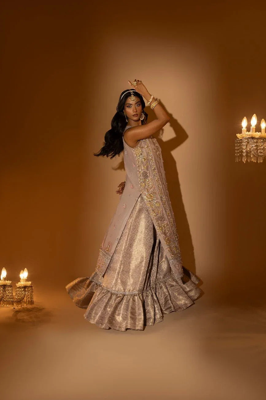 Muntaha | Tabeer Formals | Mahveen - Aqsa Fabrics