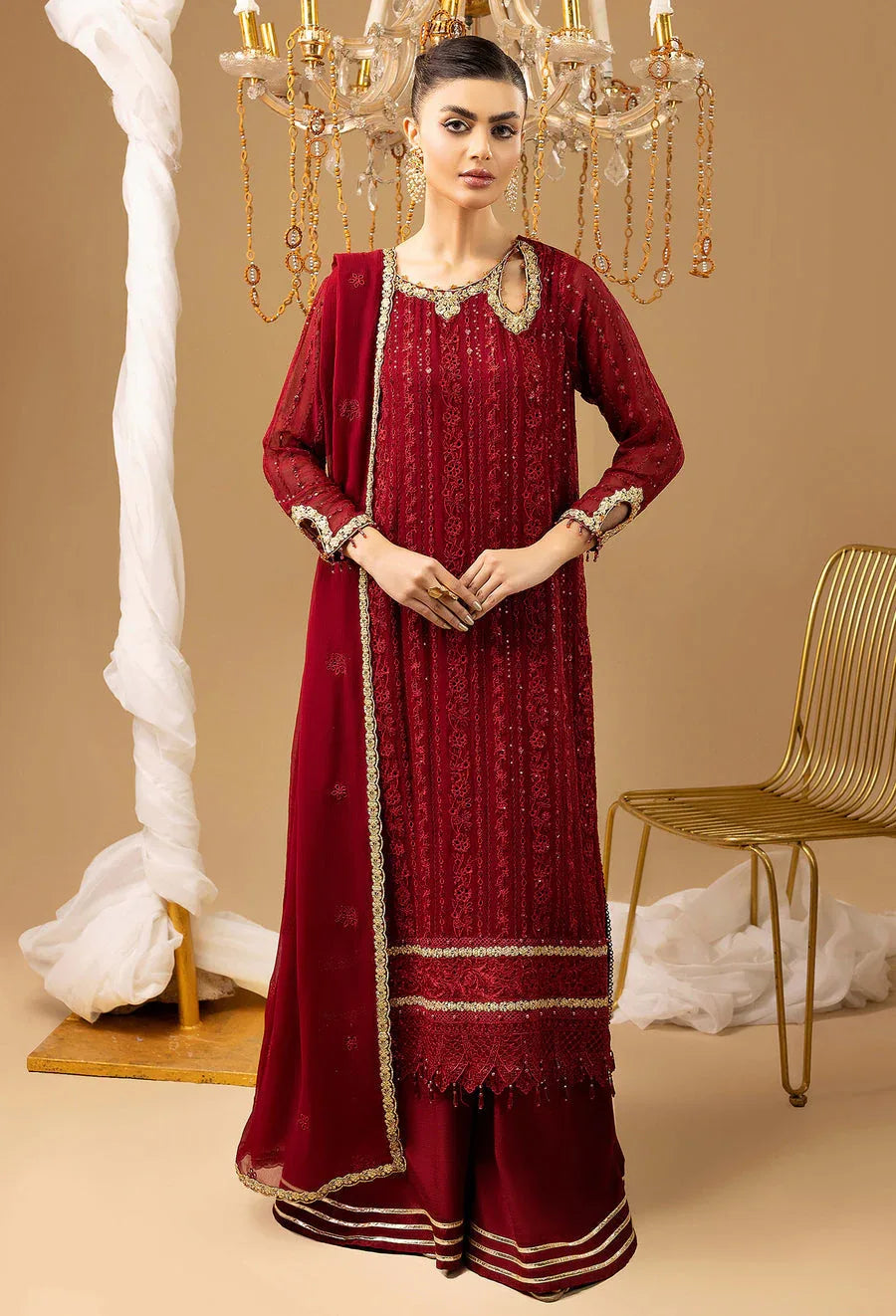 Adans Libas | Chiffon 25 | 7583 M - Aqsa Fabrics
